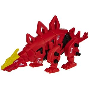 Игрушка RoboLife Сборная модель Робо-стегозавр (красный) 49 деталей, коробка 28*8*21 см движение, звук эффекты , работает от 2 АА бат (в компл не входя