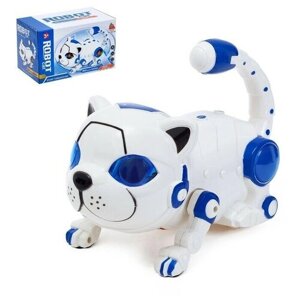 Игрушка-робот "Кошка", работает от батареек, световые и звуковые эффекты, микс