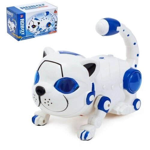 Игрушка-робот «Кошка», работает от батареек, световые и звуковые эффекты, микс