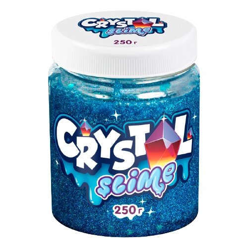 Игрушка ТМ «Slime» Crystal slime, голубой, 250г от компании М.Видео - фото 1