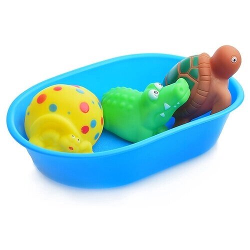 Игрушки для купания малышей / Игровой набор для ванны LT291 в пакете Tongde от компании М.Видео - фото 1