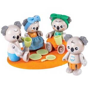 Игрушки фигурки животных "Семья коал", 4 предмета в наборе