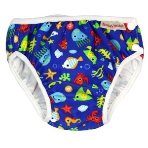 ImseVimse трусики Swim Diapers L (9-12 кг) 1 шт., Blue Sea Life