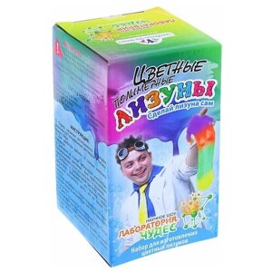 Инновации для детей Цветные полимерные лизуны, разноцветный