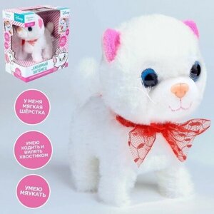 Интерактивная игрушка Любимый питомец: Кошечка Мари, звук, ходитцвет белый