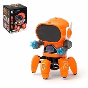 Интерактивная игрушка танцующий робот Robot Bot Pioneer, оранжевый