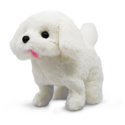 Интерактивная мягкая игрушка Mioshi Active Пушистые любимцы Весёлый щеночек, белый от компании М.Видео - фото 1