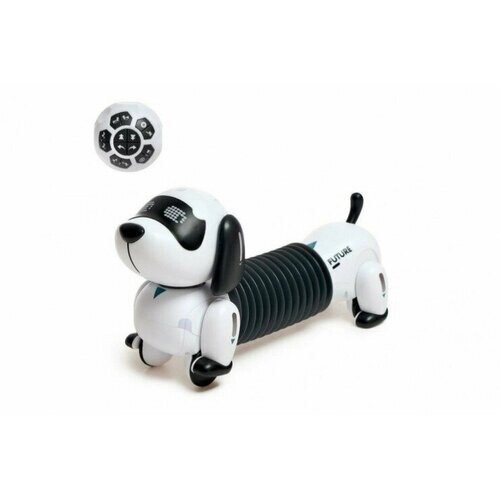 Интерактивная радиоуправляемая собака робот Такса (растягивается, световые и звуковые эффекты) Le Neng Toys LNT-K22 от компании М.Видео - фото 1