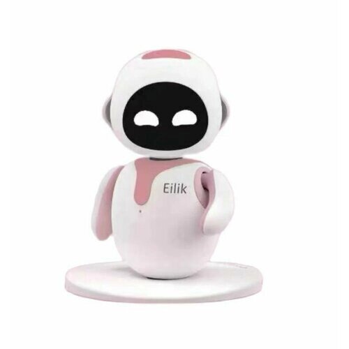 Интерактивный настольный робот-питомец Eilik Pink розовый