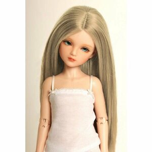 Iplehouse Wig IHW_SS016 (Длинный парик с прямыми волосами цвет блонд размер 15-18 см для кукол Иплхаус)
