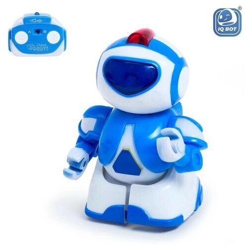 IQ BOT Робот радиоуправляемый «Минибот», световые эффекты, цвет синий от компании М.Видео - фото 1