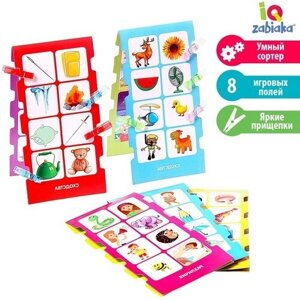 IQ-игра с прищепками «Сходства и различия», противоположности, по методике Монтессори