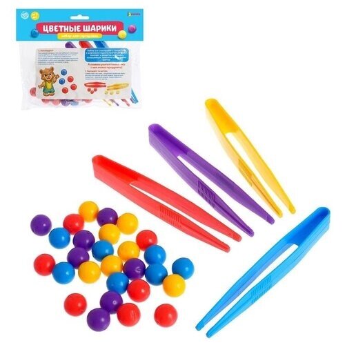 IQ-ZABIAKA Набор для сортировки "Цветные шарики", №SL-04363 5076299 от компании М.Видео - фото 1