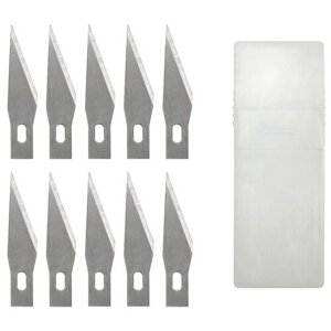 Jakemy Сменные лезвия для ножа-скальпеля JM-Z05 29399 (10 шт.) серебристый