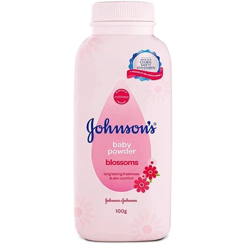 Johnson's baby Blossom (Джонсонс беби) Присыпка Детская для тела с цветочным ароматом,100 гр от компании М.Видео - фото 1