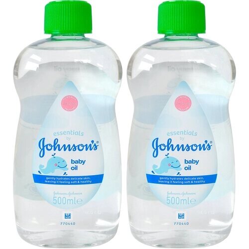 Johnsons Baby Масло детское Essentials для чувствительной кожи, 500 мл в уп, 2 уп (1000 vk) от компании М.Видео - фото 1