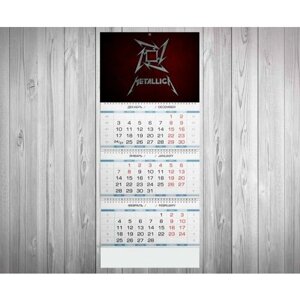 Календарь квартальный Metallica, Металлика №2