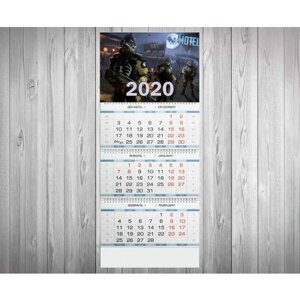Календарь квартальный на 2020 год Warface, Варфейс №4