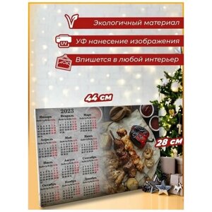 Календарь на рельефной доске ОСП кролик - 38