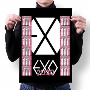 Календарь настенный на 2020 год EXO №81, А3