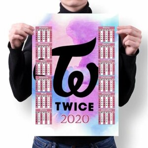 Календарь настенный на 2020 год Twice №49, А4