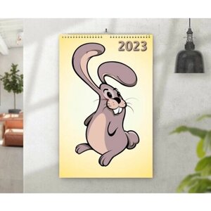 Календарь перекидной год Кролика №17, А3