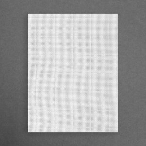 Канва для вышивания №11, 50 x 50 см, цвет белый 2 шт