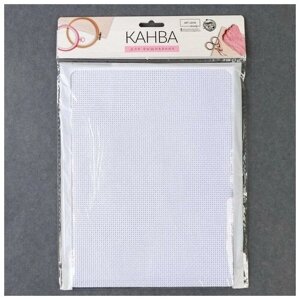 Канва для вышивания №11, 50 x 50 см, цвет белый