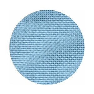 Канва мелкая №851 (956) (10смх60кл) (100%Хл) шир. 150 см цв. 177 голубой уп. 5м