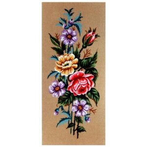Канва жесткая с рисунком Розы и анемоны, 2 картинки 60 х 60 см* GOBELIN L. DIAMANT 18.621