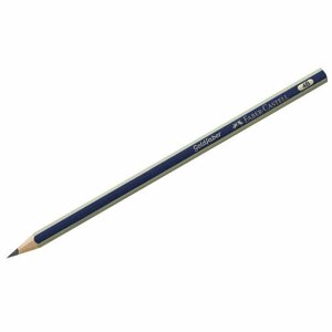 Карандаш ч/г Faber-Castell "Goldfaber 1221" 4B, заточен, 12 штук, 286135