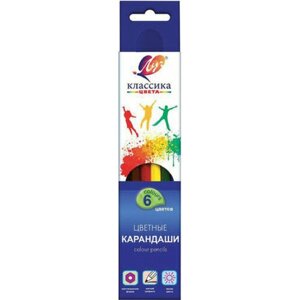 Карандаш Карандаши цветные пастельные CARIOCA "Pastel", 12 цветов, шестигранные, заточенные, ПВХ чехол, 43034, 2 упаковки