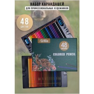 Карандаши цветные художественные OBOS, 48 цветов