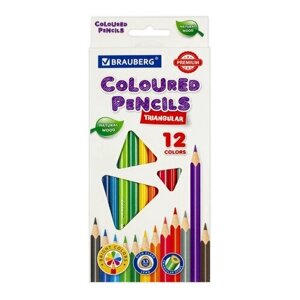 Карандаши unitype цветные brauberg premium -6 шт)