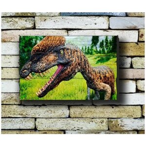 Картина на досках 'Динозавр. 50/35 см