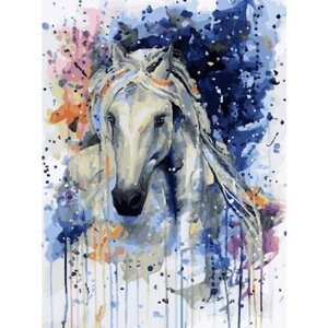 Картина по номерам 000 Art Hobby Home Акварельная лошадь 40х50