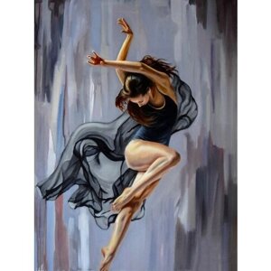 Картина по номерам 000 Art Hobby Home Балерина в танце 40*50
