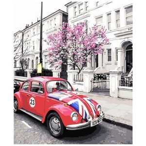 Картина по номерам 000 Art Hobby Home Британское авто 40*50 40х50