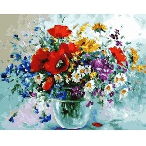Картина по номерам 000 Art Hobby Home Букет полевых цветов 40х50