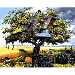 Картина по номерам 000 Art Hobby Home Домик на дереве 40*50