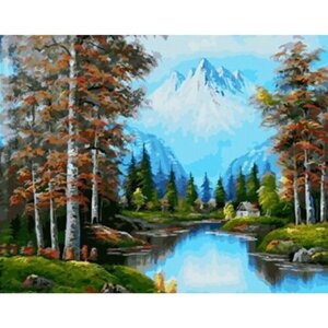 Картина по номерам 000 Art Hobby Home Домик в горах 40*50