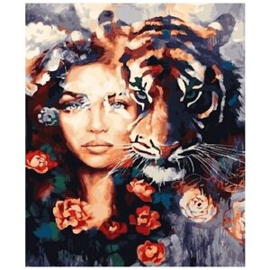 Картина по номерам 000 Art Hobby Home Глаза тигра 40*50