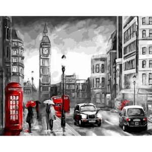 Картина по номерам 000 Art Hobby Home Лондон под дождем 40х50