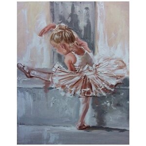 Картина по номерам 000 Art Hobby Home Маленькая балерина 40х50