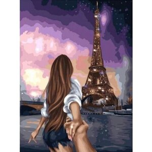 Картина по номерам 000 Art Hobby Home Сказочный Париж 40х50