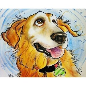 Картина по номерам 000 Art Hobby Home Собака 40*50