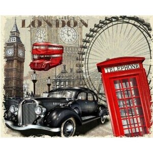Картина по номерам 000 Art Hobby Home Старый Лондон 40х50