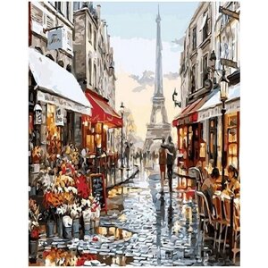 Картина по номерам 000 Art Hobby Home Вдвоём по Парижу 40х50