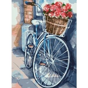 Картина по номерам 000 Art Hobby Home Велосипед с цветами 40х50