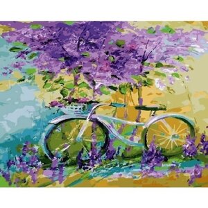 Картина по номерам 000 Art Hobby Home Велосипед в зарослях